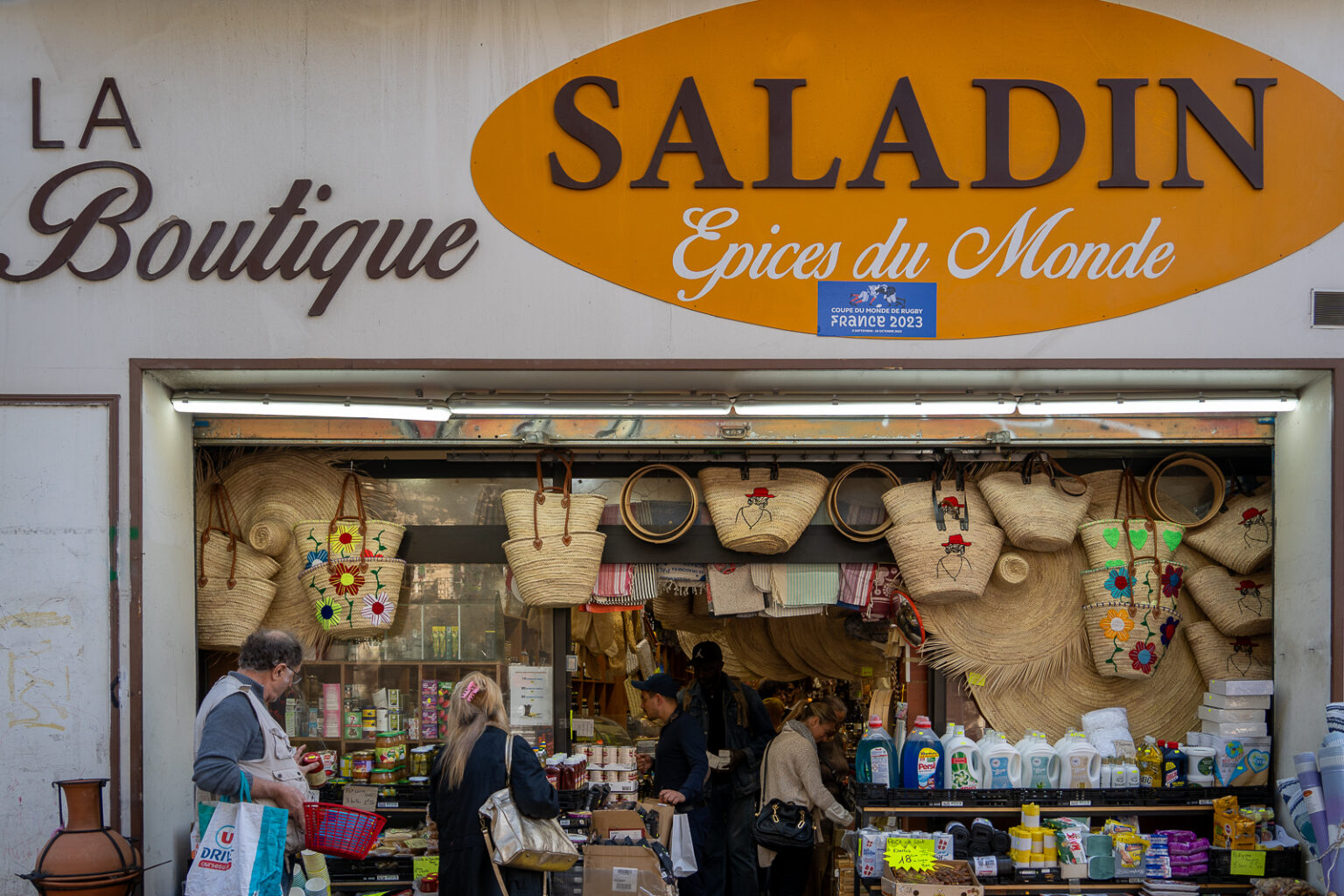 Boutique Saladin épices du monde à Marseille Noailles