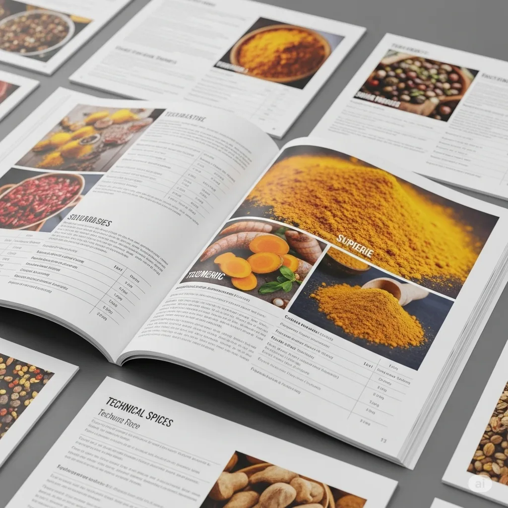 Catalogue LHG - Laboratoire d'Herboristerie Généralé - Références d’épices, aromates et plantes destinées aux industriels