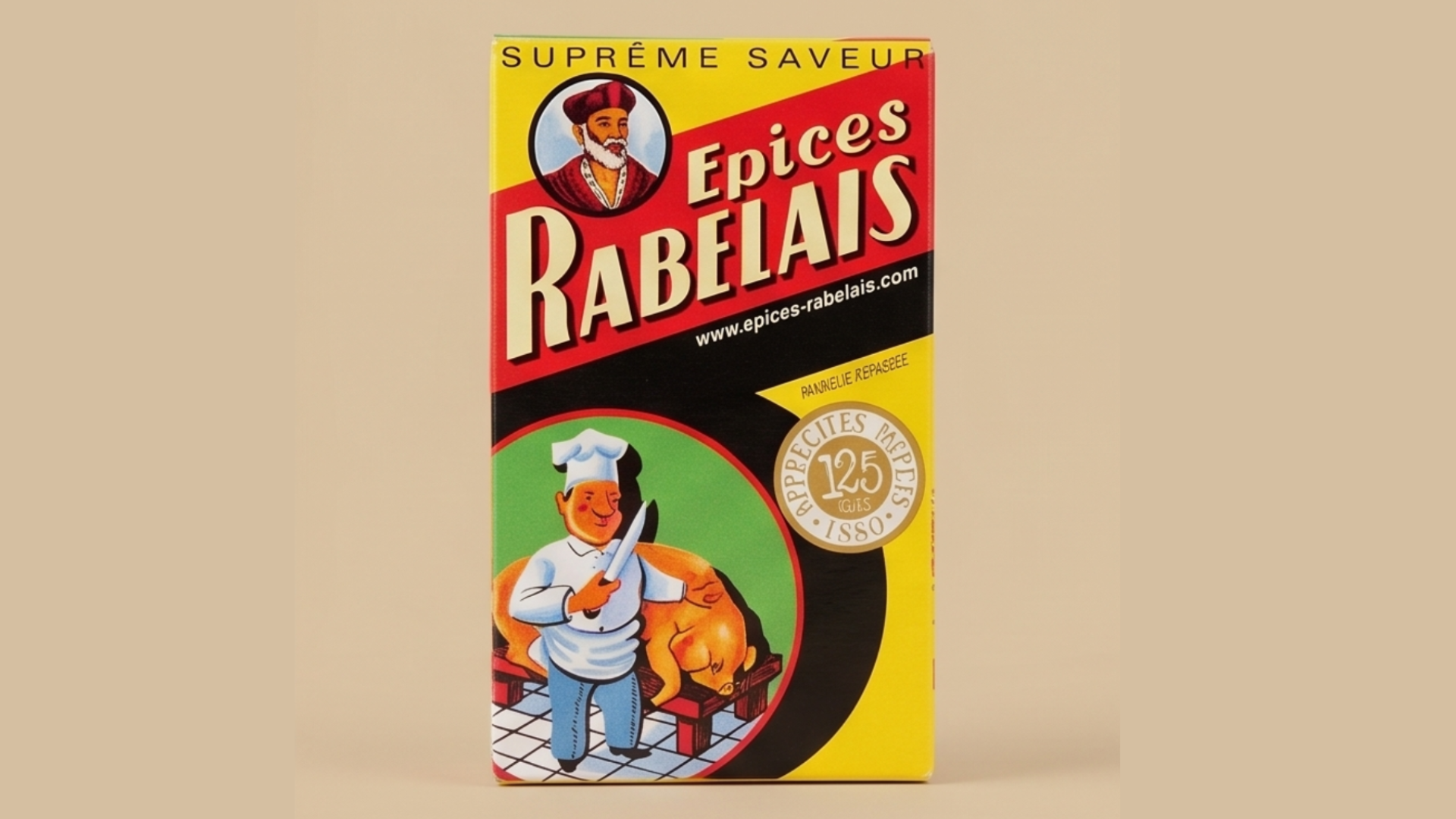 Boîte traditionnelle d'Épices Rabelais